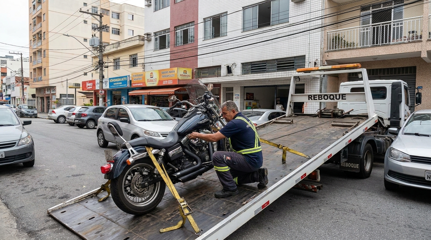Guincho para Moto em Palhoça‑SC
