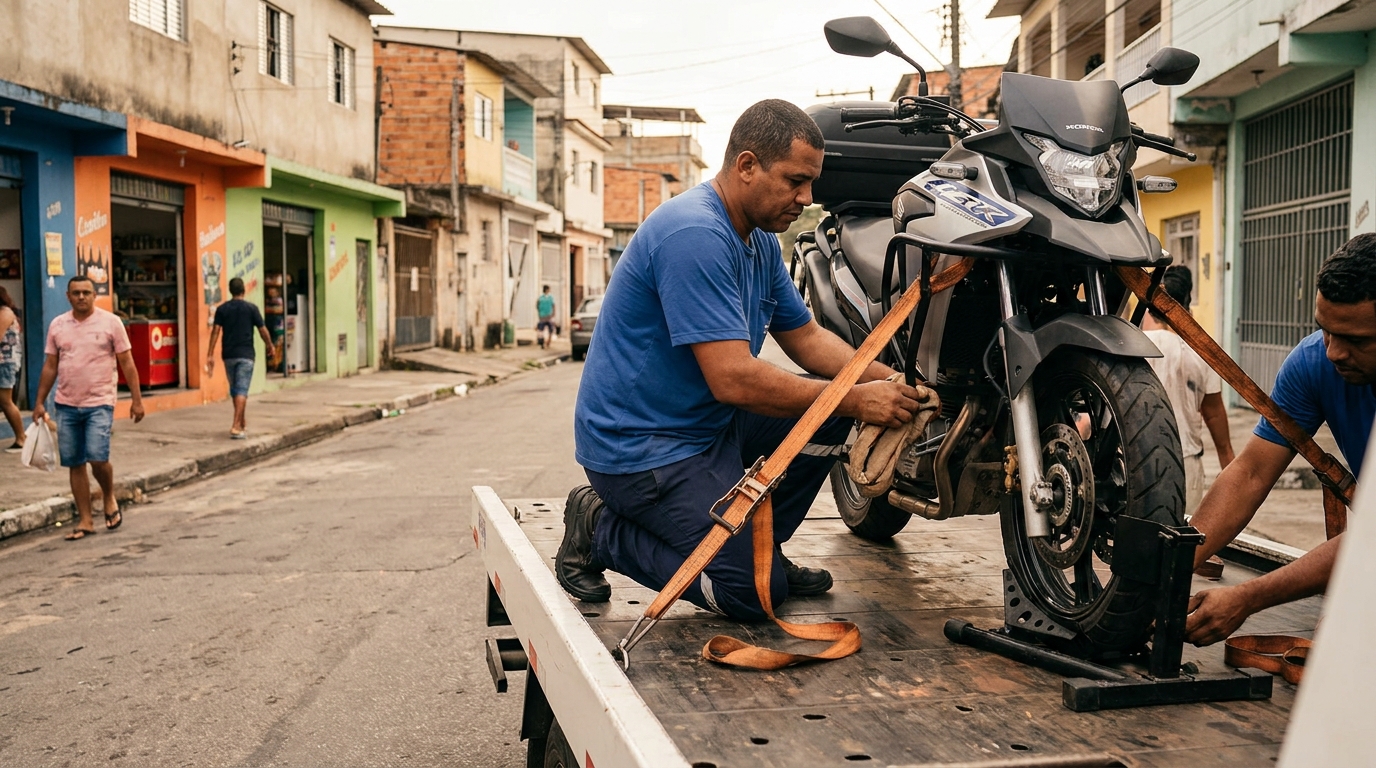 Guincho para Moto em Palhoça‑SC